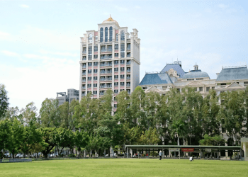 台商回流竹科 宸圓打造公園第一排歐風建築