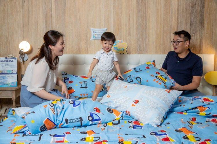 3M防蟎親子套房打造安心舒適住宿環境，減低爸媽帶小朋友外宿的擔憂(3M提供)