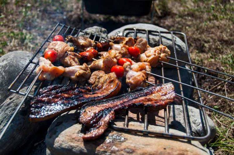 純鈦烤架烤肉安全