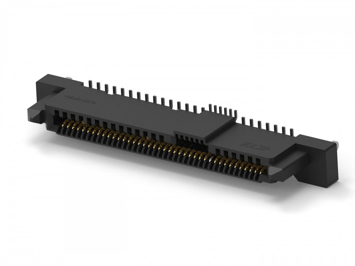 TE Connectivity宣佈推出用於第四代串列連接SCSI（SAS）的連接器產品，分別以 24 Gbps 和每秒 16 GT的速率支援 SAS 和 PCIe 通道。
