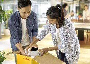 圖1_DHL 國際快遞在2020年總計為全球各地的B2C與B2B客戶遞送達4.84億件貨物