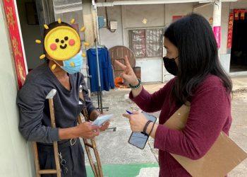 疫情，社工訪視, 口罩