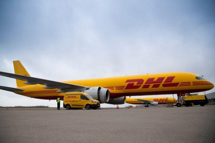圖1_DHL 國際快遞波音B757貨機在英國東密德蘭機場