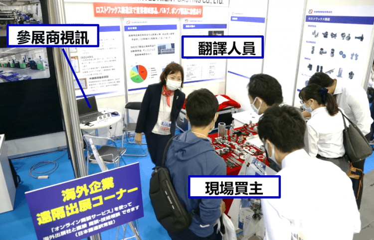 日本勵展公司的遠端參展模式