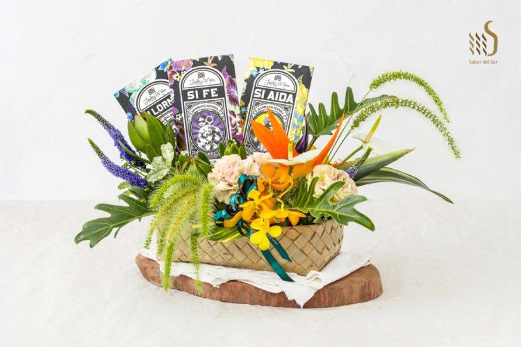 味覺南國頂級巧克力x花藝精品禮盒1