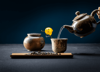 來一杯好茶，邁向健康生活。