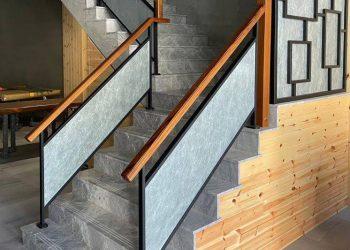 新竹森泰紅木樓梯扶手行