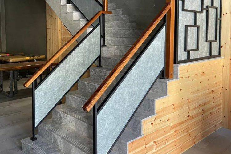 新竹森泰紅木樓梯扶手行