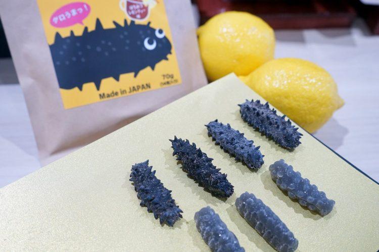 2021年初登場的海參造型軟糖！添加天然海參粉和蜂蜜檸檬風味，配上吸晴的海參造型，成為聚會中的新亮點。