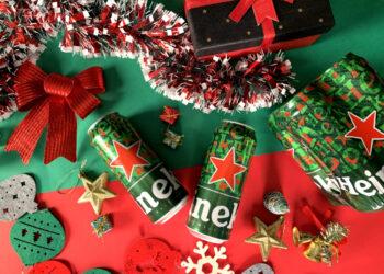 全球啤酒領導品牌海尼根強勢推出聖誕星潮罐，即日起於全台7-11獨家限量販售。