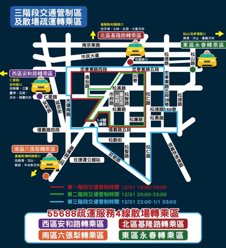 圖三-2022台北市政府路線圖