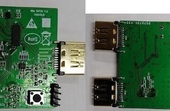 大聯大友尚基於Diodes產品的HDMI 2.0雙向切換器方案的展示板圖