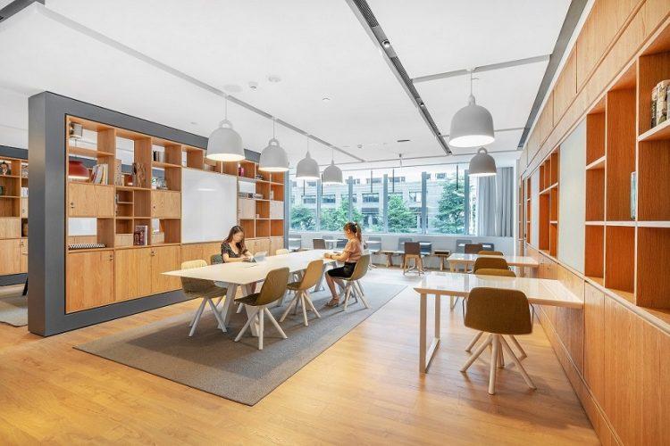 （圖）Spaces宏盛IFC中心的共享辦公空間