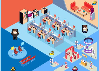 360d才庫事業群年末感恩派對圓滿落幕，未來規劃將Gather Town運用在更多活動上。