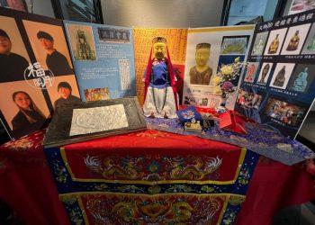 聖約翰科大學生花費1年時間進行文物3D建檔普查，並展示「福月閣」設計成果。