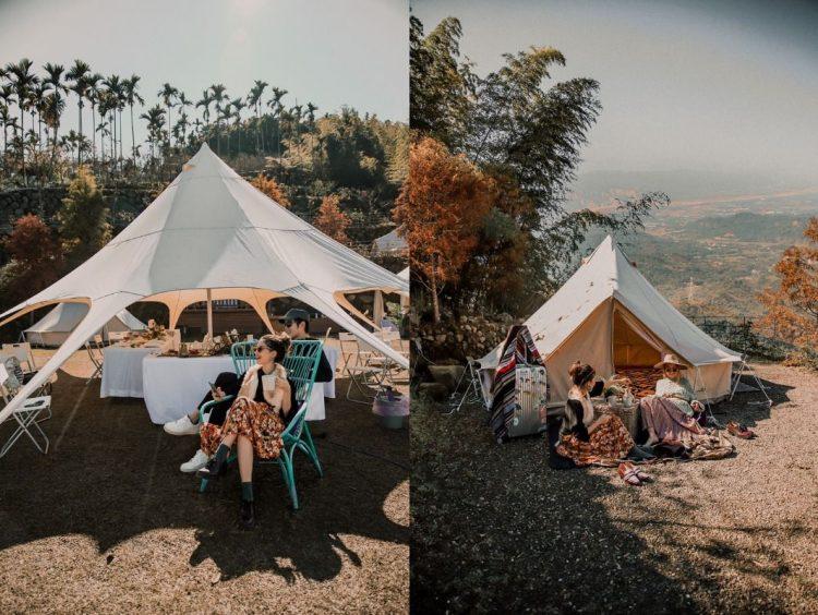 【圖一】訂房平台奧丁丁揪你分享，COVID-19帶動國內露營風氣，加上年初至今國旅升溫，連假更是出現營地滿房盛況（圖為山思雲想）