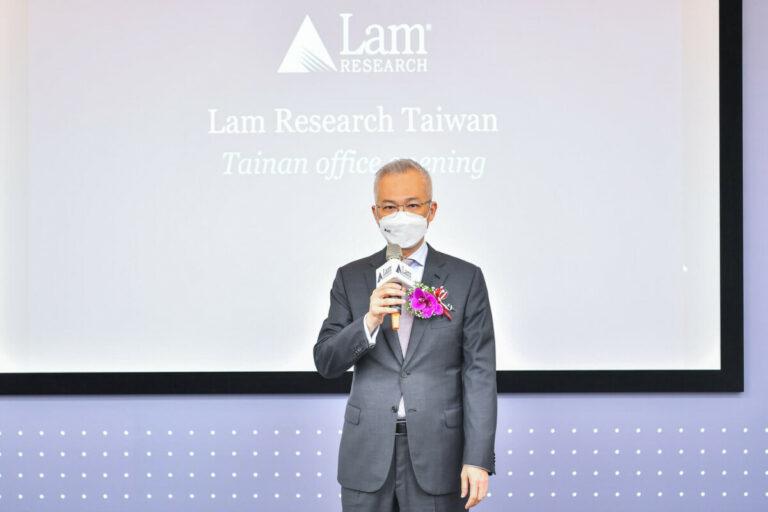 【快訊圖片一】Lam Research 科林研發宣布啟用台南新辦公室，科林研發總經理郭偉毅博士表示台南新辦公室將著重在提供創新產品與技術，推動次世代半導體發展。 (1)