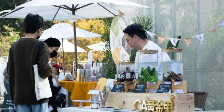 保健品牌GA黃金甲於 EO市集擺攤，宛如甜點的產品超級吸睛