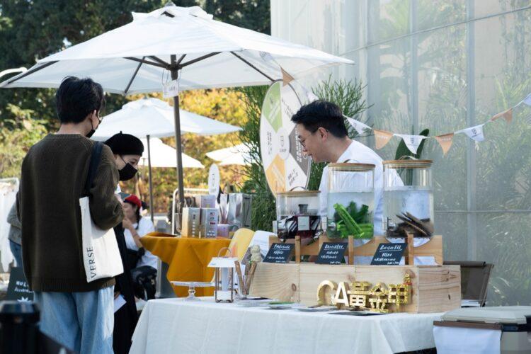 保健品牌GA黃金甲於 EO市集擺攤，宛如甜點的產品超級吸睛