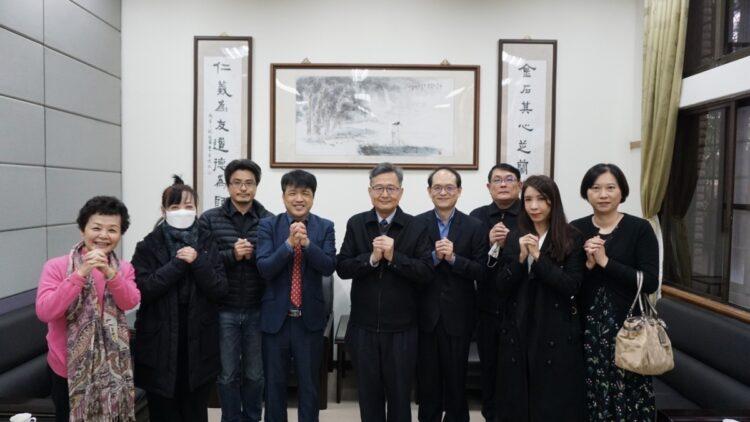 台北市旅館公會拜訪警察大學協助推動安家立業方案。北市旅館公會提供-efd2e7a3