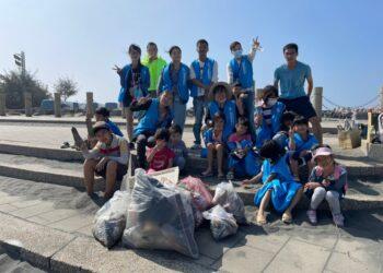 圖三：教會活動發起人陳筱寧號召親子一同投入公益