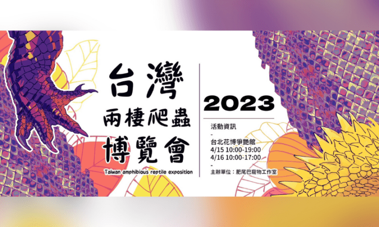 「肥尾巴」策展 3 亮點打造全台最大兩棲爬蟲博覽會