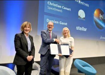 圖說：歐洲太空總署與達梭系統簽署合作意向書 幫助推動歐洲各地的航空新創公司和創業家