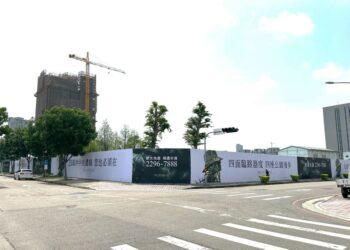 富華創新(3056，原總太地產)，位於水湳中央公園特區新案「之序」，基地坐擁四面臨路的