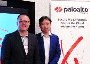 Palo Alto Networks 台灣區總經理 尤惠生 (圖左1) Palo Alto Networks台灣技術總監 蕭松瀛 (圖左2)