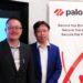 Palo Alto Networks 台灣區總經理 尤惠生 (圖左1) Palo Alto Networks台灣技術總監 蕭松瀛 (圖左2)