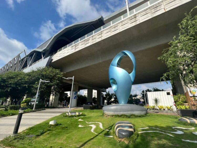 (昱均)潭子區近年來各項建設利多挹注，帶來不少人口紅利；圖為潭子車站。