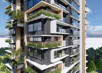 (精銳建設提供)14期新案「THE精銳」，除延續品牌綠意奢華建築理念外，超大規模複層露臺更是台中市之最。