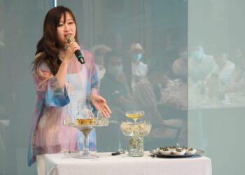 (漢宇建設提供)漢宇邀請暖煖私房dandanshibou主理人張書榕，舉辦未來茶的體驗活動。