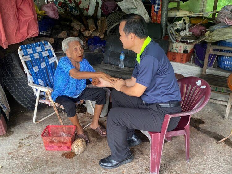 臺東榮服處訪慰蘇拉颱風南迴線沿海榮民(眷)勸住榮家-1-1