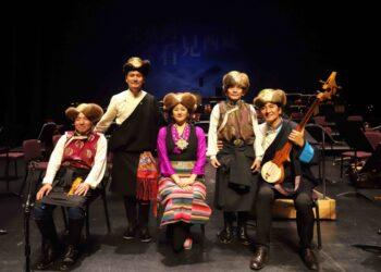 從台灣看見西藏記者會照片西藏音樂家哲穹樂團