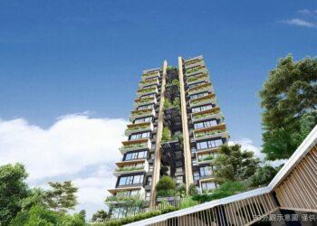 精銳建設新案「THE精銳」打造七座大尺度複層露臺，一層一主題，持續實踐「領奢綠」的