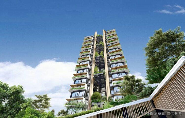 精銳建設新案「THE精銳」打造七座大尺度複層露臺，一層一主題，持續實踐「領奢綠」的