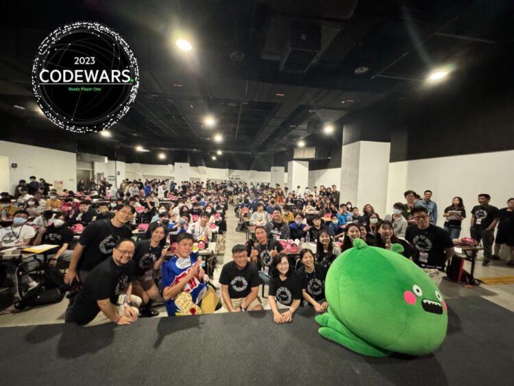 圖說：HPE「2023 CodeWars Taiwan全國大學高中校園程式爭霸賽」吸引超過300名學生相互較勁。 (1)