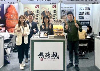 圖說：台灣連鎖業者焦糖楓，首次參與韓國加盟展，以獨有漢方口味受到熱烈關注。(資料來源：焦糖楓)
