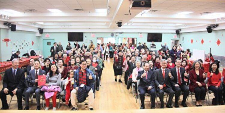 2024年2月10日 紐約台灣會館歡慶龍年的到來舉辦慶祝活動。(台灣會館提供)