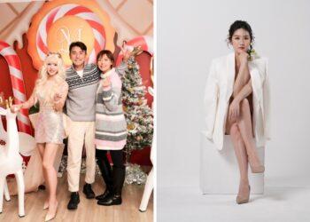 圖一、美妝教主Miya（左圖一），與AMBER創辦人兼香港藝人洪永城（Tony）和太太梁諾妍（Inez）攜手合作。圖片來源：就醬播