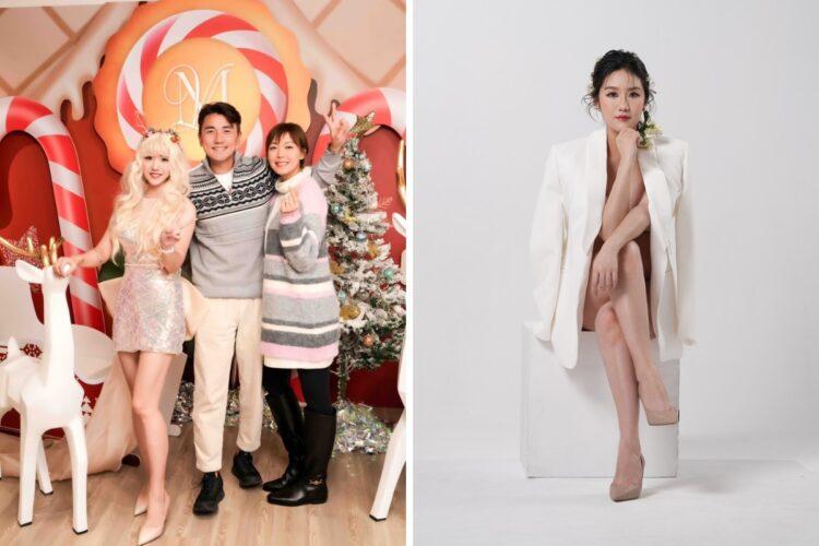 圖一、美妝教主Miya（左圖一），與AMBER創辦人兼香港藝人洪永城（Tony）和太太梁諾妍（Inez）攜手合作。圖片來源：就醬播