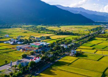關山有全國第一條觀光休閒自行車道、第一座親水公園，也是臺東稻穀產量最多的地區_960540