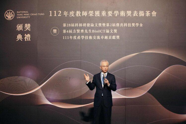 【快訊圖片】Lam Research 美商科林研發論文獎暨傑出科技獎學金，促進半導體學術研究、持續推動台灣半導體人才教育；圖中為科林研發總經理郭偉毅博士。