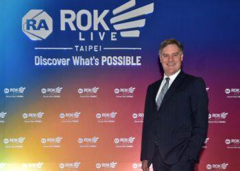 【新聞圖說一】洛克威爾自動化今舉行「2024 洛克威爾自動化大學」研討會，由亞太區總裁 Scott Wooldridge 分享製造業發展全球競爭力的關鍵策略。