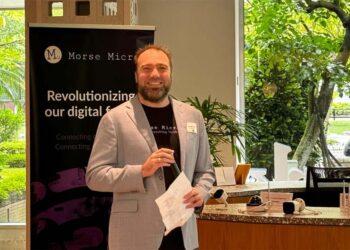 圖說：摩爾斯微電子今（25日）舉辦台北新分公司開幕活動，會中共同創辦人暨執行長Michael De Nil表示此據點將成為其在台灣和大中華地區的業務營運與支援樞紐_1200x628