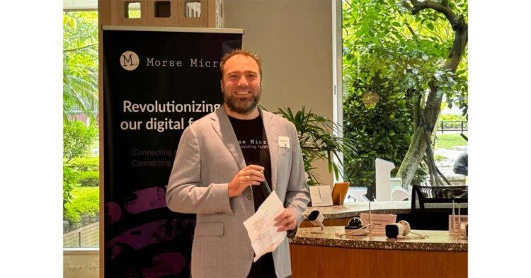 圖說：摩爾斯微電子今（25日）舉辦台北新分公司開幕活動，會中共同創辦人暨執行長Michael De Nil表示此據點將成為其在台灣和大中華地區的業務營運與支援樞紐_1200x628