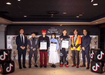 【TikTok 圖一】TikTok 與九州觀光機構、沖繩觀光會議局共邀台、日、韓創作者至福岡開啟本次 #ConnectByTourism 活動。