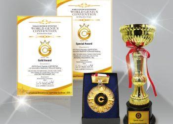 安永集團榮獲大會肯定，從上百件作品中脫穎而出，獲頒金獎與生技類特別獎。