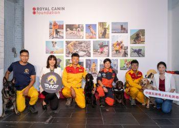 圖04：法國皇家表示期望透過「守護瓦礫堆上的毛英雄」公益專案，倡議搜救犬醫療照護，提升大眾關注。（法國皇家基金會提供）